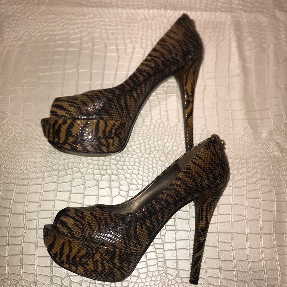 Stuart Weitzman snakeskin stilettos